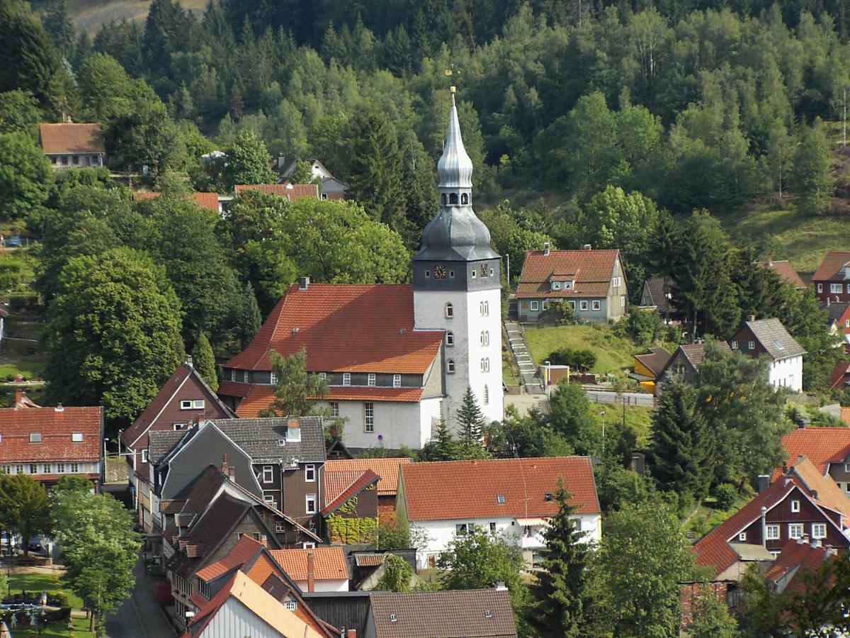 Ferienwohnung Harzblick Lautenthal ภายนอก รูปภาพ